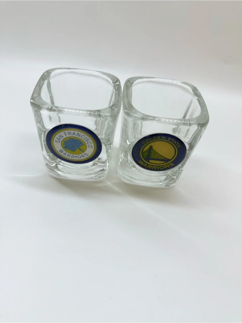 Golden State Warriors Shot Glasses - Set of 2